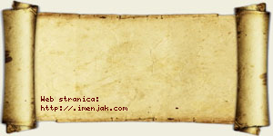 Josif Rnić vizit kartica